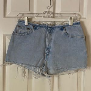 Levi’s Low-Rise Cutoff Denim Shorts